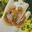Antique Gold Chandbali Earrings
