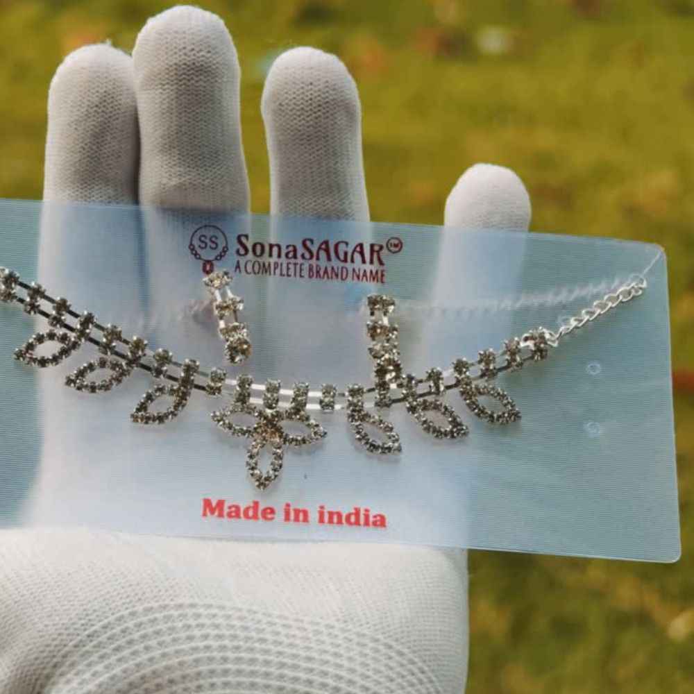 Crystal Leaf Neckless for Women