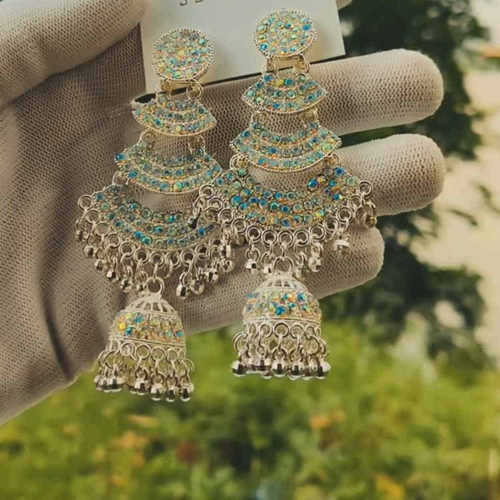 Premium Oxidised Jhumka Earrings