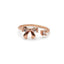 Mini Bow Rose Gold Stud Ring