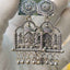Antique Oxidised Temple Jhumka Earrings