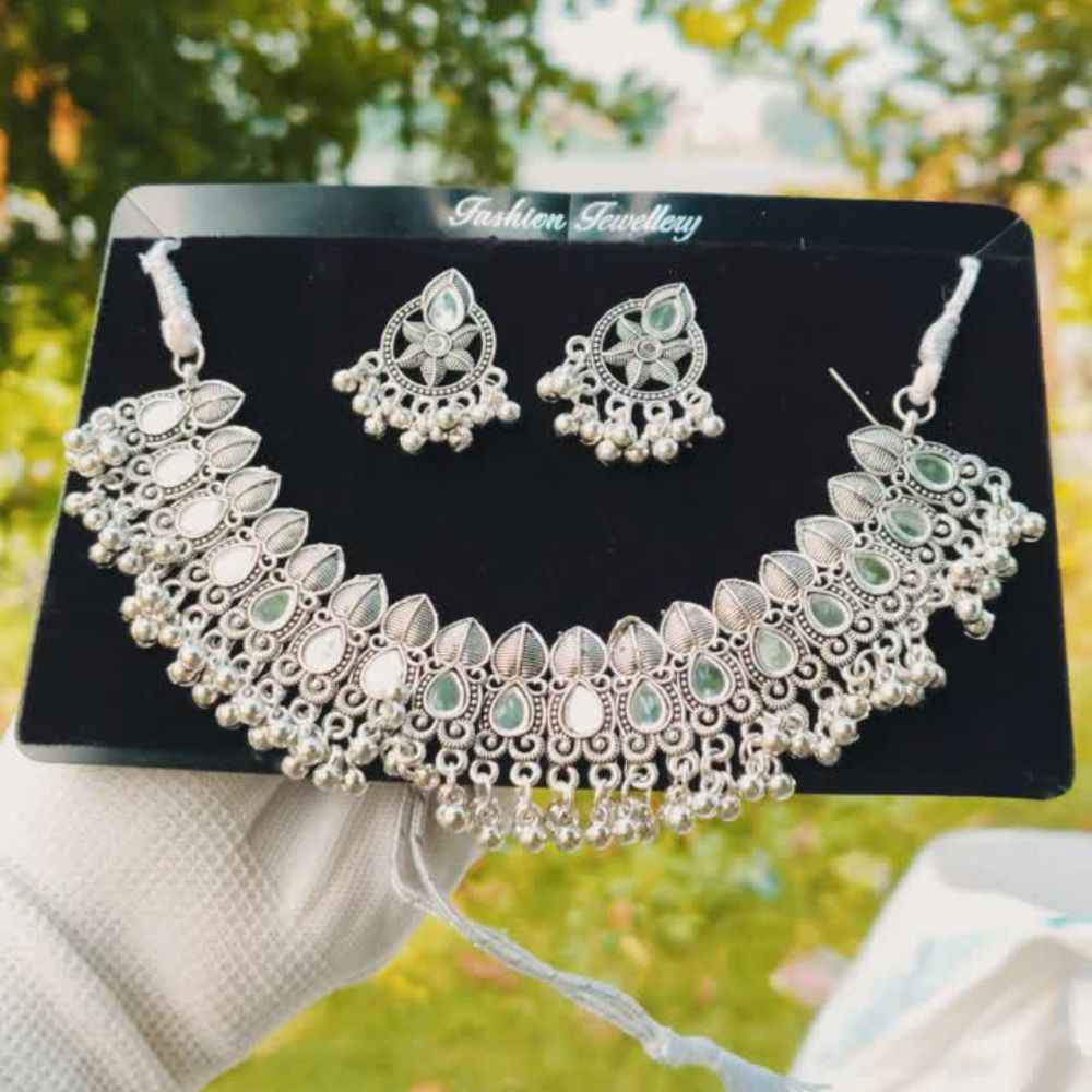 Traditional Oxidised Necklace Set for Women