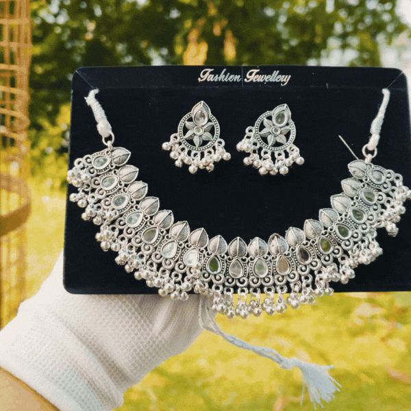 Traditional Oxidised Necklace Set for Women Main Image